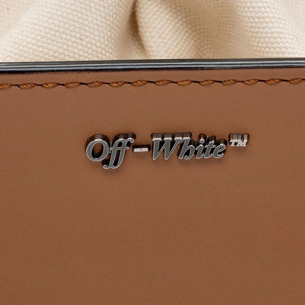 Off-White Leather Boxy Shoulder Bag - Picture 8 of 15